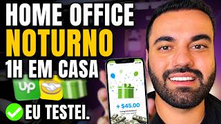 Testei 3 Sites GRATUITOS para Trabalhar em Casa: HOME OFFICE NOTURNO (PASSO A PASSO)