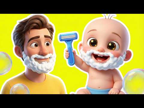 👔 Babam Gibi Olacağım! - Tıraş Olma ve Araba Sürme Şarkısı | Zimi ve Nimo