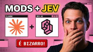 Coloquei o Jev nos mods do Claude Code e é ABSURDO! (entreguei os prompts)