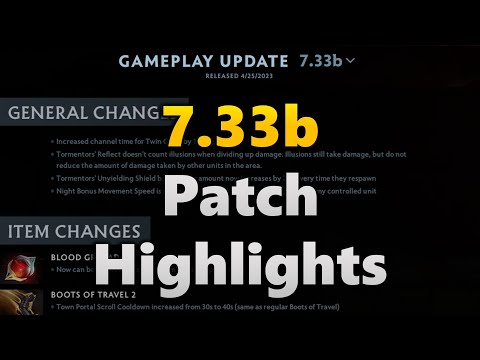 Dota 2 Patch 7.33b Highlights