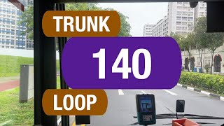 SBS Transit Trunk 140 | Bus Service Route Visual