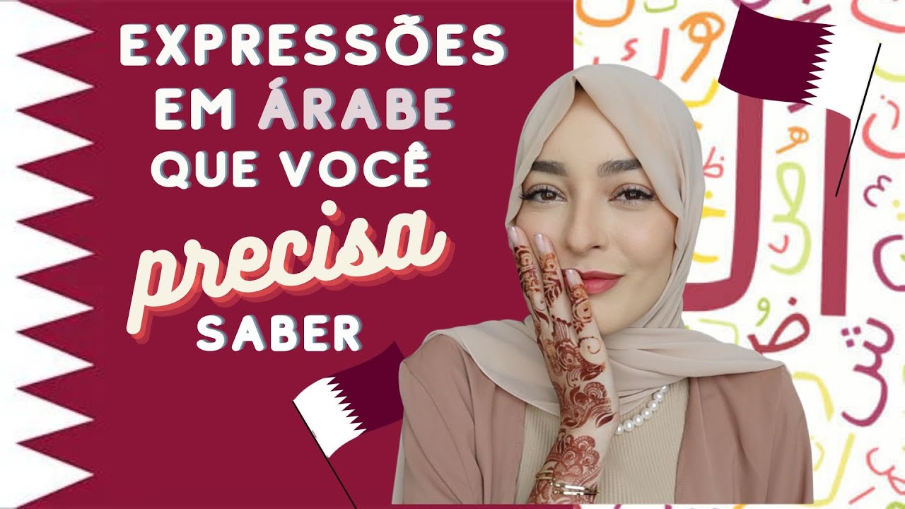 APRENDA ÁRABE COMIGO | 15 palavras em árabe do Catar