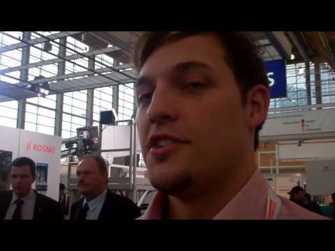 Live von der BRAU Beviale 2012 - Student Manuel Schüler auf dem Krones Stand