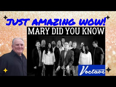 FIRST TIME HEARING & AMAZED! 'Mary Did You Know' Voctave feat Mark Lowry - REACTION