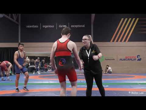 HARLAN GRANTHAM vs HAMED FAZELI   [4K VIDEO]  -  AUSTRALIAN NATIONAL WRESTLING CHAMPIONSHIPS 2022