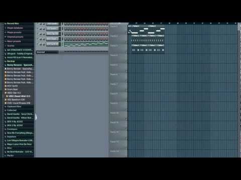 FL Studio:Benny Benassi Ft. Kelis - Spaceship (Sidney Samson Remix) **Live Remake**+FLP