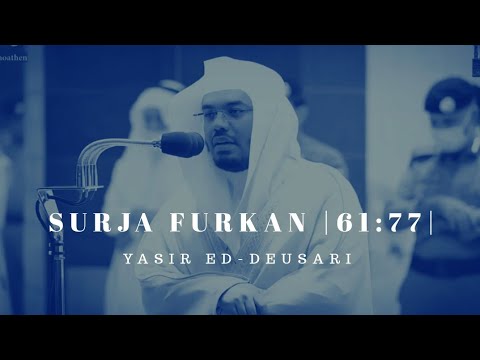 Kënaqe zemrën me Kuran | Surja Furkan (61:77) | Yasir ed-Deusari