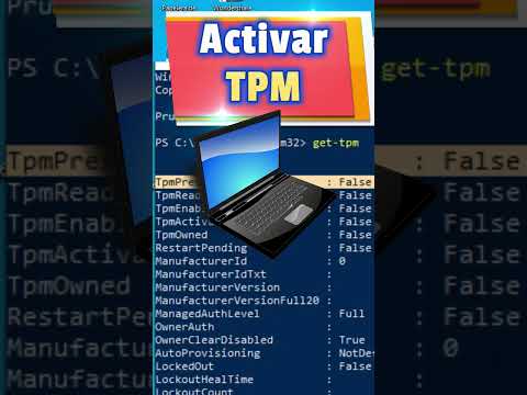 📱 Como Activar TPM 2.0 En Windows 10 ✅ 2024 #short