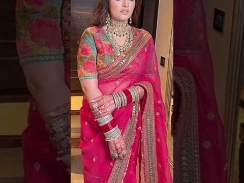 ❤️✨Beautiful designer partywear latest fancy unique saree #designer #partywear #fancy #saree