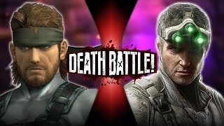 Solid Snake VS Sam Fisher (Metal Gear VS Splinter Cell) | DEATH BATTLE!