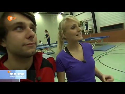 ZDF Morgenmagazin zu Gast beim TSV Rudow 1888 Trampolinturnen zum Selbstversuch