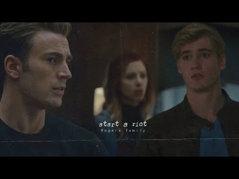 Rogers family (Steve, Natasha and James) [AU] - Start A Riot