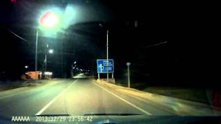 preview picture of video 'Ночная дорога в Абхазии (Гагра-Бзыбь)'