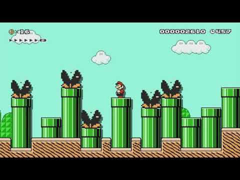 Muncher Planet by starface - Super Mario Maker - No Commentary 1bo