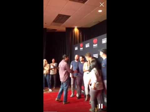 Coldplay's meet & greet on periscope 9-18-15