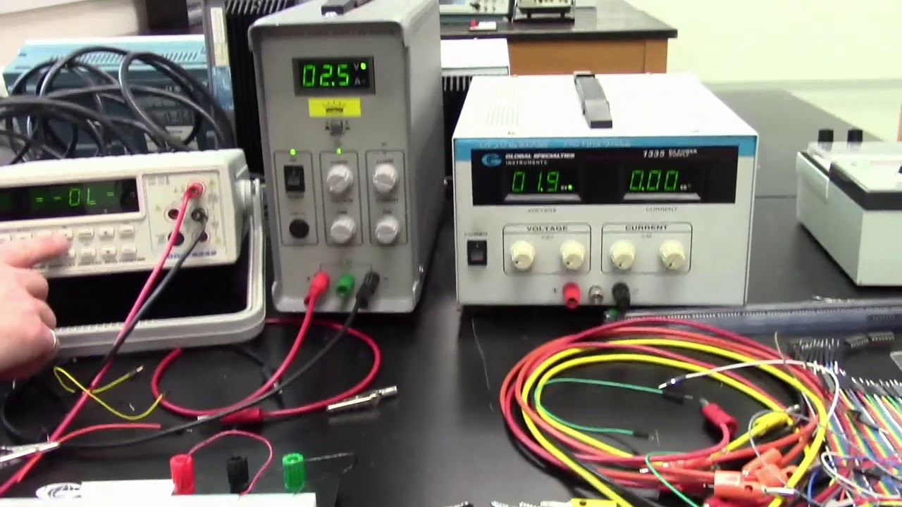 Electronics Lab #1: Resistive Network Analysis