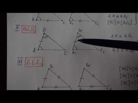 Congruenta triunghiurilor