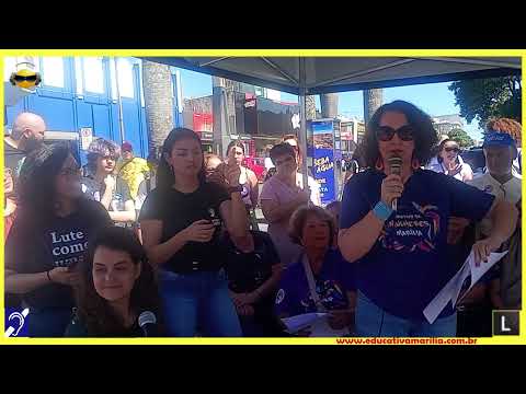 Tv Eduvcativa Coletivo de Mulheres Marília S.P. Toda a Sociedade contra o Feminicídio Camila Mugnai