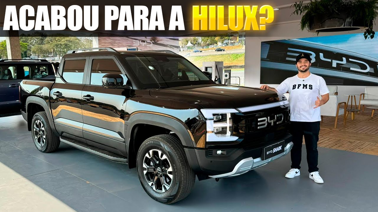 PRIMEIRO CONTATO COM A NOVA BYD SHARK!! QUANTO VAI CUSTAR? 👀 👀