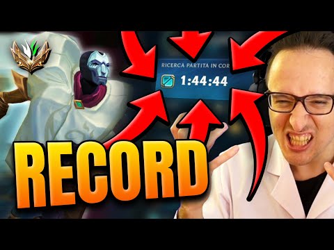 JHIN JUNGLE - RECORD CODA PIÙ LUNGA DELLA STORIA [World Record Solo Queue]