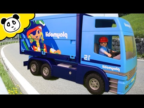 ⭕  PLAYMOBIL LKW mit Anhänger - Wohin muss die nächste Lieferung? Spielzeug auspacken&spielen