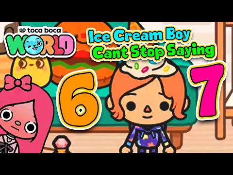 Ice Cream Boy CAN'T Stop Saying 67! (what is this video 🥀) - Toca Life World