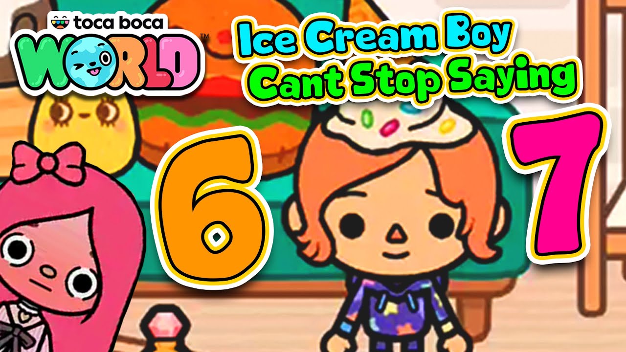 Ice Cream Boy CAN'T Stop Saying 67! (what is this video 🥀) - Toca Life World