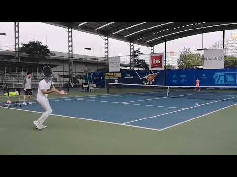 Forehand Drills with Tseng Chun-hsin former world #1 junior #ITF #ATP 280