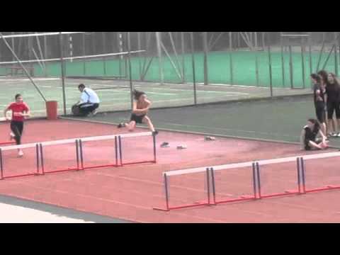 Nefelie Rigas 100m hurdles 2013 high school regionals