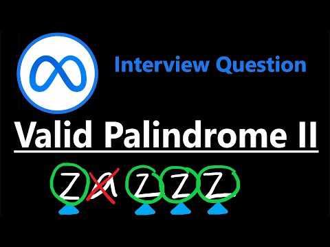 Valid Palindrome Ii Leetcode 680 Python Leetcode 2pointer