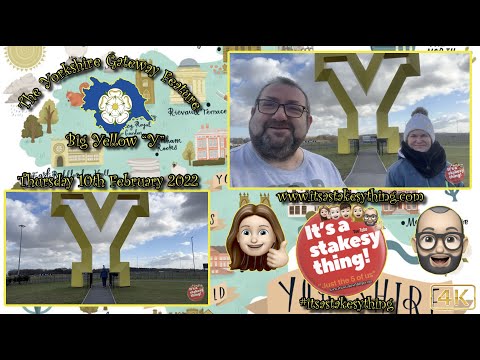 The Yorkshire “Y” | Big Yellow Y | The Yorkshire Gateway Feature | Art Work | #itsastakesything