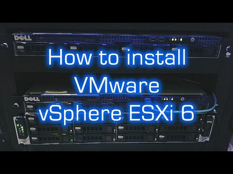 How to install VMware vSphere ESXi 6 2016 1080P