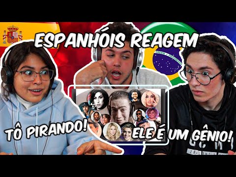 SPANISH PEOPLE REACT TO INTERNATIONAL SINGERS WHO HAVE BRAZILIAN RELATIVES (Whindersson Nunes)