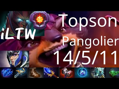 Topson Pangolier vs iLTW Terrorblade, Razor, Axe - Poison Nova, Rolling Thunder - dota2