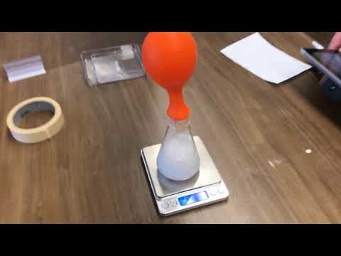 Vinegar + Baking Soda - Law of Conservation of Mass