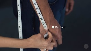How to Measure Your Sleeve Length | Tux Rental Measuring Made Easy