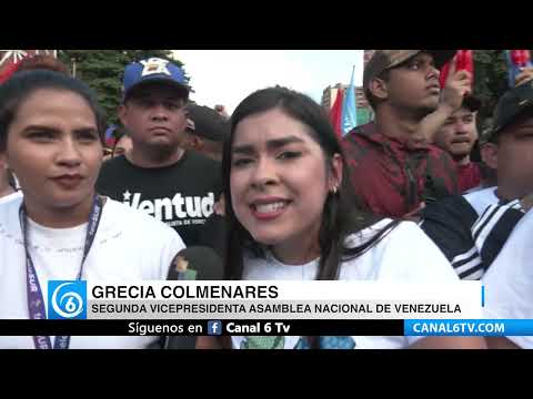 Video: Jóvenes venezolanos protestan en contra de EEUU tras secuestro de Nicolás Maduro