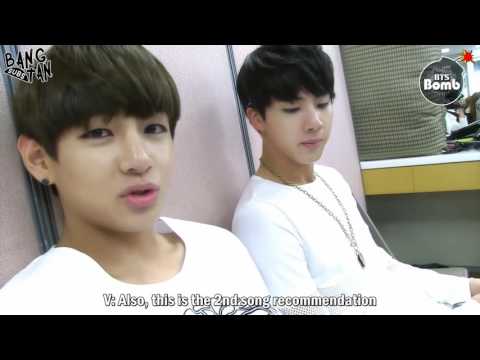 [ENG] 140924 [BANGTAN BOMB] Recommended the songs (VJ cam w/ JK)