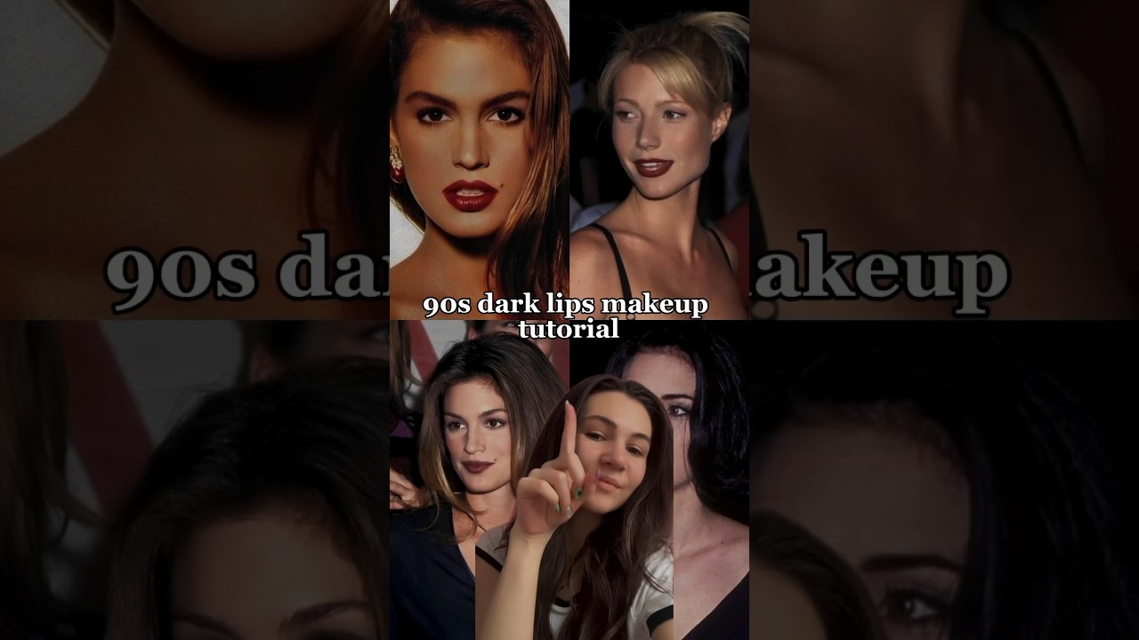 Simple 90s makeup tutorial ✨ #90s #makeuptutorial #90smakeup