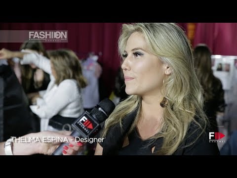 THELMA ESPINA Interview | Montecarlo Fashion Week 2018 - Fashion Channel
