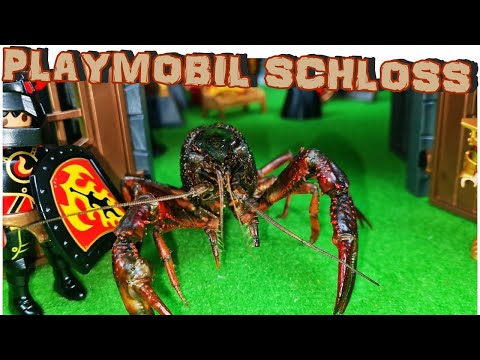 Kinder Spielzeug Schloss von Playmobil mit Ritter - Jack besucht den Playmobil Schloss