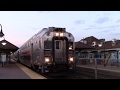 Full HD 60FPS A Few Rush Hour Trains In Belmar 7 16 19