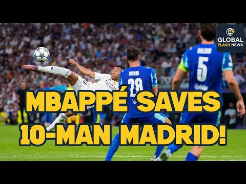 Mbappé’s Double Saves 10 Man Real Madrid in UCL Thriller vs Marseille! ⚽🔥