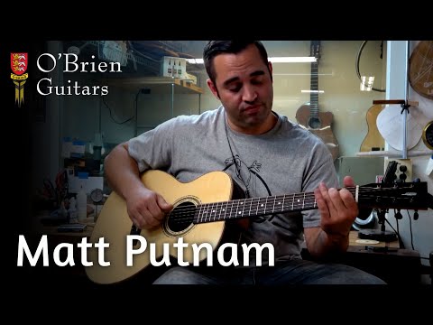 Matt Putnam plays the guitar he built at O'Brien Guitars