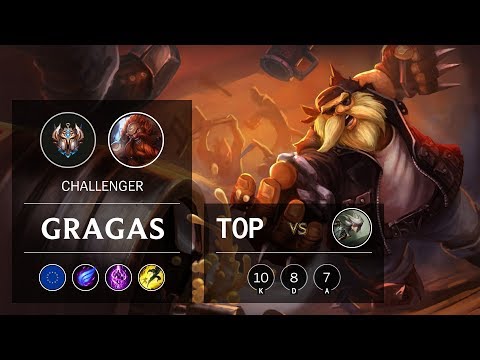 Gragas Top vs Camille - EUW Challenger Patch 10.2