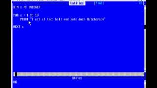 QB64 Tutorial 11 - For Loops