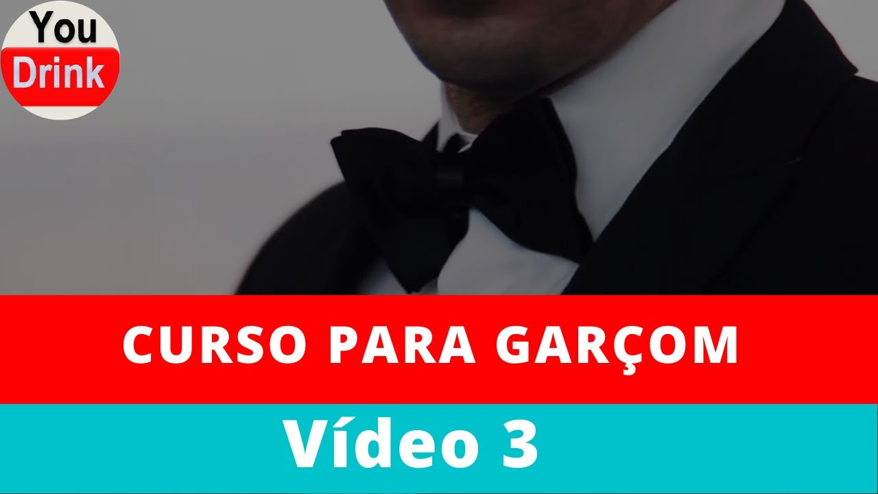 CURSO PARA GARÇOM - 3º VÍDEO - Material de Serviço