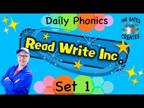 DAILY PHONICS PRACTICE || Read Write Inc Phonics Set 1 || Mr Bates Creates