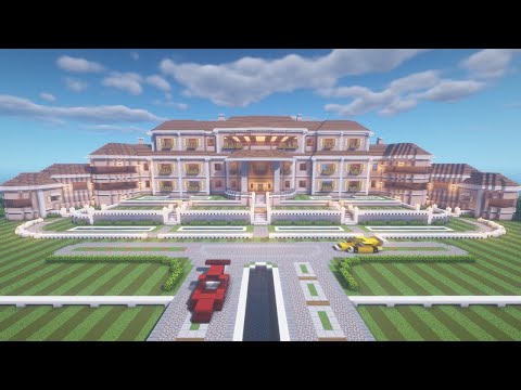 Minecraft: HUGE Realistic Mansion Tutorial (#3) | How to Build Part 1