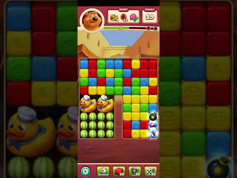 Toon Blast Level 1718 ??!! 🌛 🌞 🌜